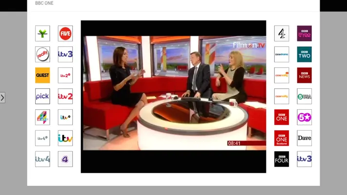 Free UK Live TV android App screenshot 1